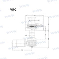 Molinete Muir VRC850 24V 8MM + Rm Pack Quick