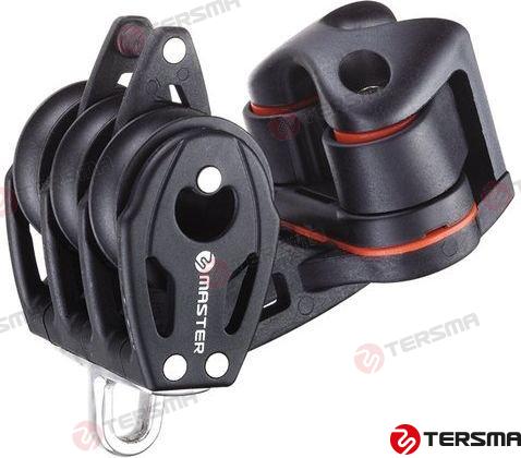 Polea Triple C/arraigo Y Mordaza 29MM Tersma