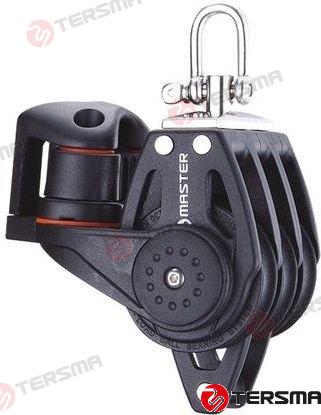 Polea Triple C/arraigo Y Mordaza 40MM Tersma
