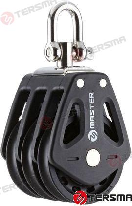 Polea Triple Rodamientos 90MM Tersma