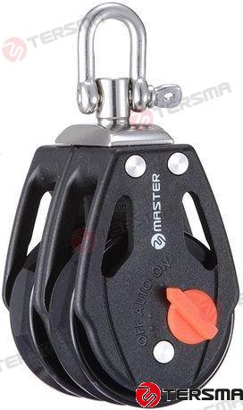 Polea Doble C/seguro 40MM Tersma