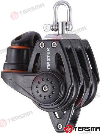 Polea Triple C/mordaza Y Arraigo 40MM Tersma (Ref. MVRA0413F)