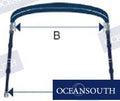 Toldo Bimini Cruiser 270/300 Cm Azul Oceansouth