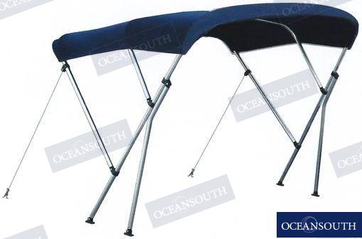 Toldo Bimini C/soporte 170/190 Cm Azul Oceansouth