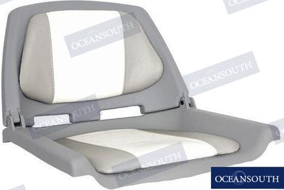 Asiento Plegable Fisherman Gris/blanco Oceansouth