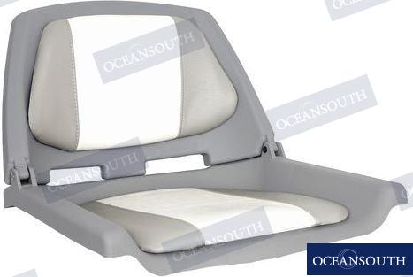 Asiento Plegable Fisherman Gris/blanco Oceansouth