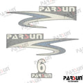Top Cowling Sticker For 6HP Parsun