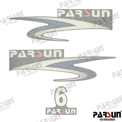 Top Cowling Sticker For 6HP Parsun