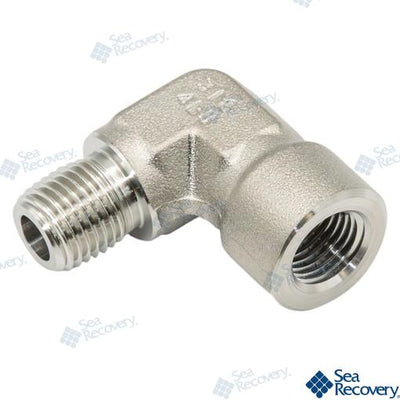 ELB90 St 1/4MPTX1/4FPT 316SS Sea Recovery