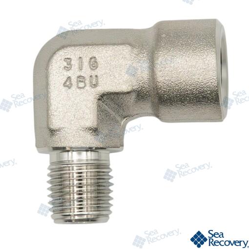 ELB90 St 1/4MPTX1/4FPT 316SS Sea Recovery