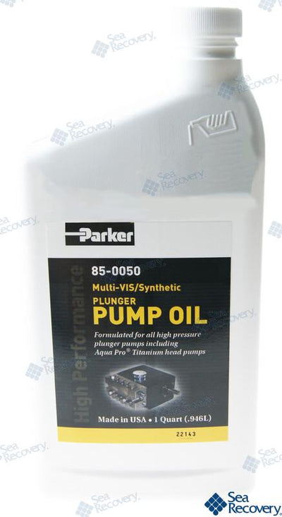 Oil, Plunger Pump, Per 1 Quart Sea Recovery