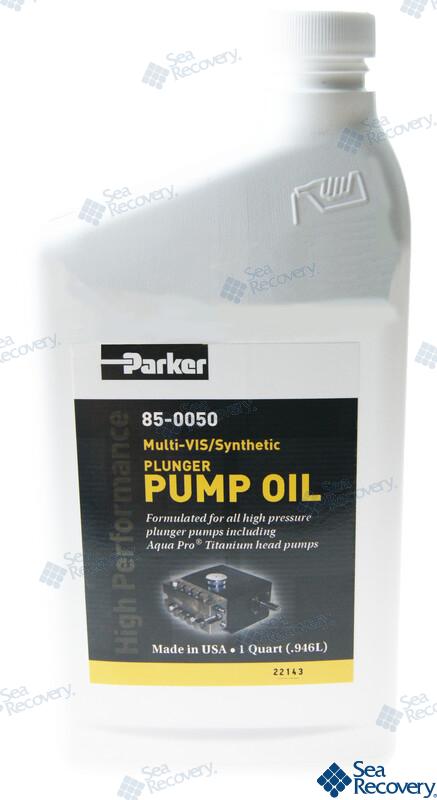Oil, Plunger Pump, Per 1 Quart Sea Recovery
