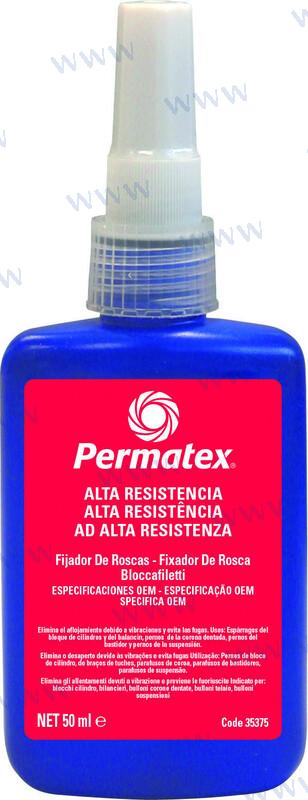 Fijador Hs Rojo 50ML Permatex