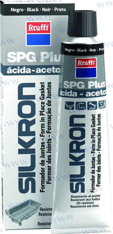 Silkron Spg Negro 75ML Permatex