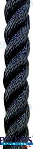 Polyester Superior Negro 8MM. (150 M) Poly Ropes