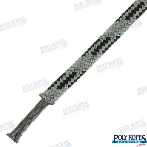 Prorace Four Gris/negro 8 Mm 8 Mm (150 Poly Ropes