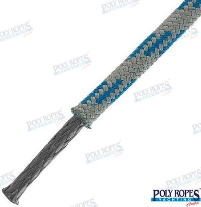 Prorace Four Gris/azul 10 Mm (220 M) Poly Ropes