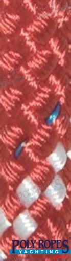 POLY-BRAID-32 Color 8MM. Rojo (150 M) Poly Ropes