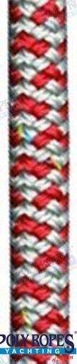Racing 4004 3MM. Gris/rojo (100 M) Poly Ropes