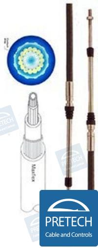 Cable Mando 3300C Ss 20 Pies = 6,10 M. Yamaha 24926-ZW7-U01