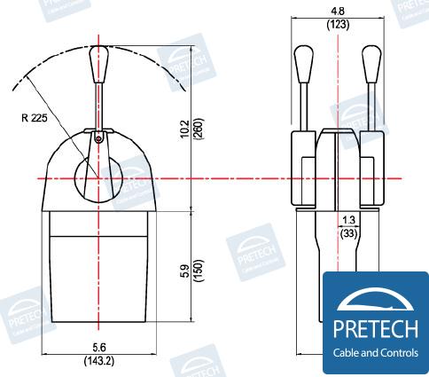 Mando Control 2P. Tc Pretech