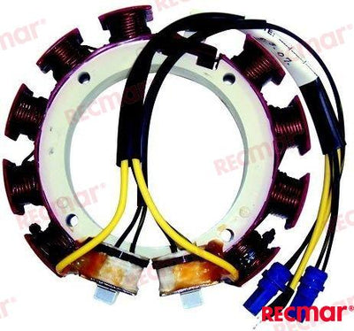 Stator J&e - 6 Cilindros (35 Amp) OMC 582574, 583050, 583274, 583668, 763785