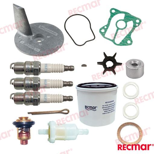 Kit De Mantenimiento Honda REC16910-ZV4-015, REC35-822626Q03, PAGB/T91-2.5X30, PAF15-07