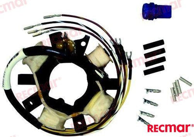 Stator J&e - 2 Cilindros (5 Amp) OMC 581651, 584755, 585087, 763770