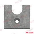 Placa Mercury 4,5-7HP 50X48mm (zn) Mercruiser