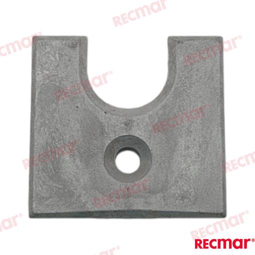 Placa Mercury 4,5-7HP 50X48mm (zn) Mercruiser