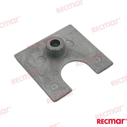 Placa Mercury 4,5-7HP 50X48mm (zn) Mercruiser