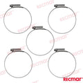 Abrazadera Inox SMO254 104-138 12mm (5) Recmar
