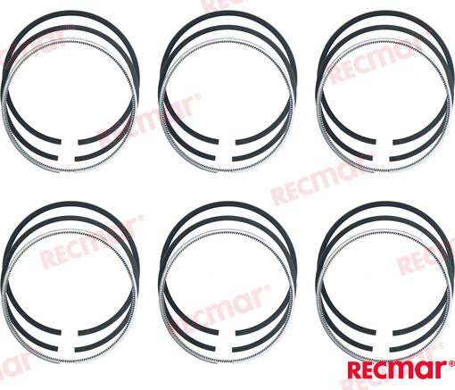 Kit Aros Piston ( 6 ) Unidades Yanmar 119770-00250