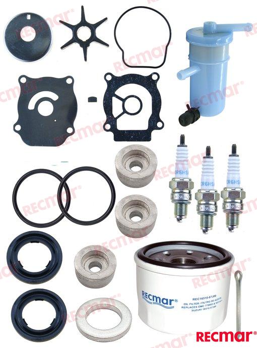 Kit De Mantenimiento Suzuki REC17400-88L00, REC91490-40030, REC16510-87J00, NGKDCPR6E, R