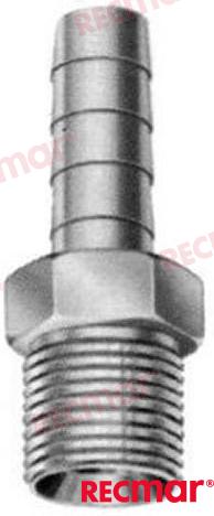 Entronque Laton 1/8" Recmar