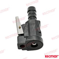 Conector Hembra Mercury 1/4" Mercruiser