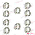 Abrazadera Inox SMO254 22-32 12mm (10) Recmar