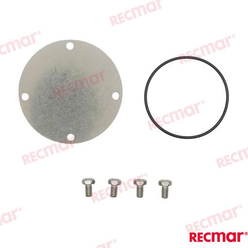 Kit Tapa Bomba Agua 82mmØ 4 Tornillos Volvo