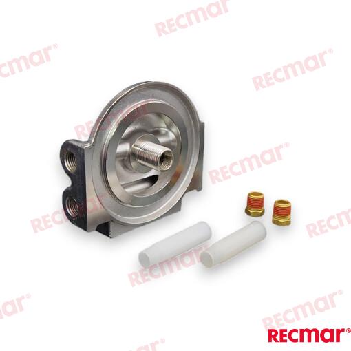 Soporte Filtro Acero Inox 1/4" Rosca Recmar
