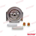 Soporte Filtro Acero Inox 1/4" Rosca Recmar
