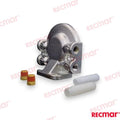 Soporte Filtro Acero Inox 1/4" Rosca Recmar