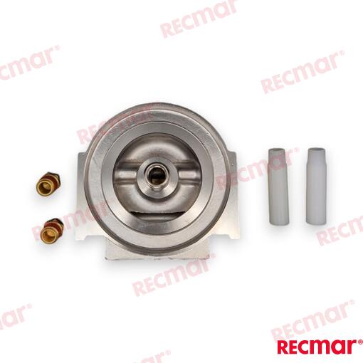 Soporte Filtro Acero Inox 1/4" Rosca Recmar