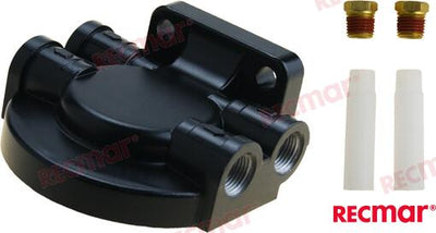 Soporte Filtro Aluminio 3/8" Rosca Mercruiser