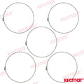 Abrazadera Inox SMO254 251-282 12mm (5) Recmar