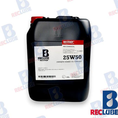 Aceite Sintetico 25W50 20 Lt. Rec Lube