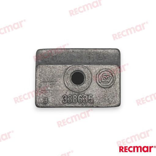 Anodo 8- 9,9 - 15 Hp 37mm (zn) OMC