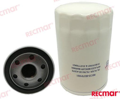 Filtro Aceite Mercruiser 35-883701K01, 35-877769Q01