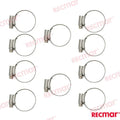 Abrazadera Inox SMO254 38-50 12mm (10) Recmar