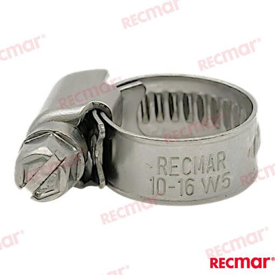 Abrazadera Inox 10-16 W5 (25) Recmar