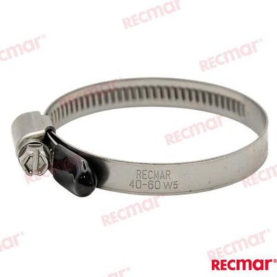 Abrazadera Inox 40-60 W5 (25) Recmar (Ref. REC38307-316)